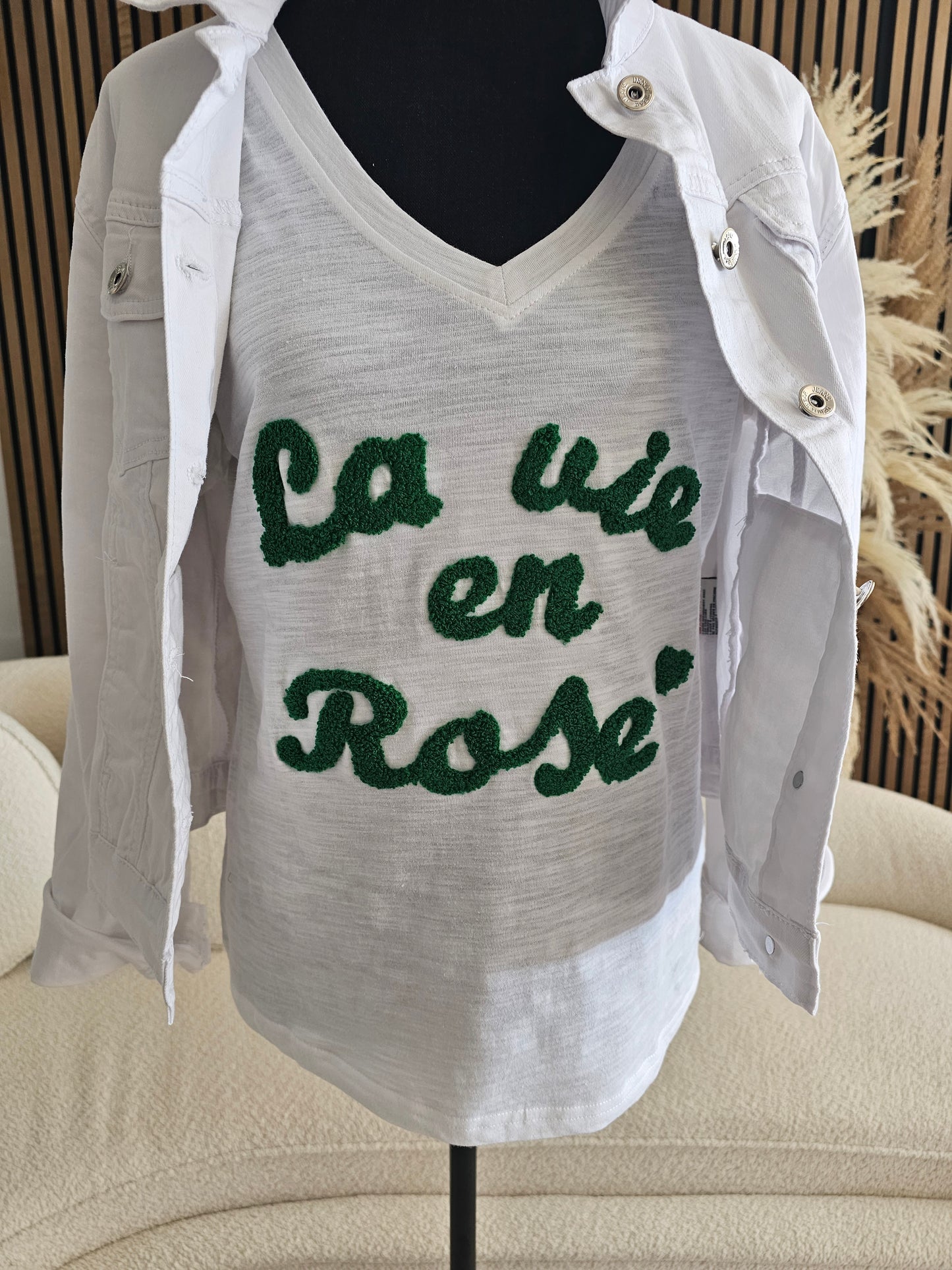T-shirt "LA VIE EN ROSE"
