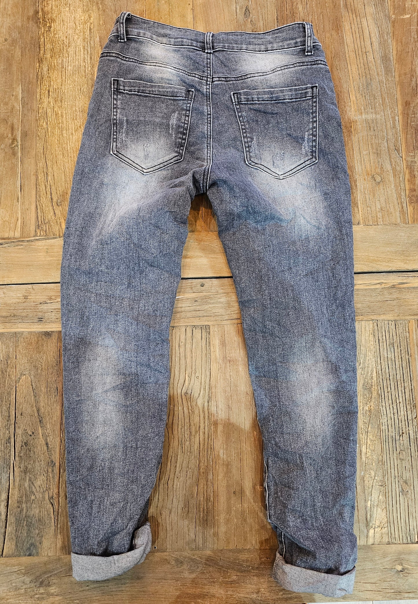 Jeans gris - Confort et style intemporel