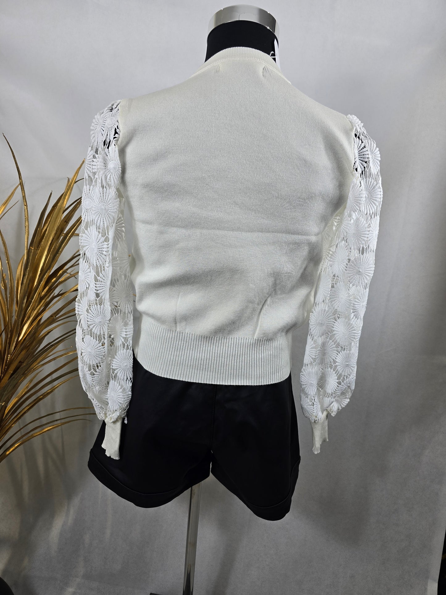 Pull blanc DENTIS