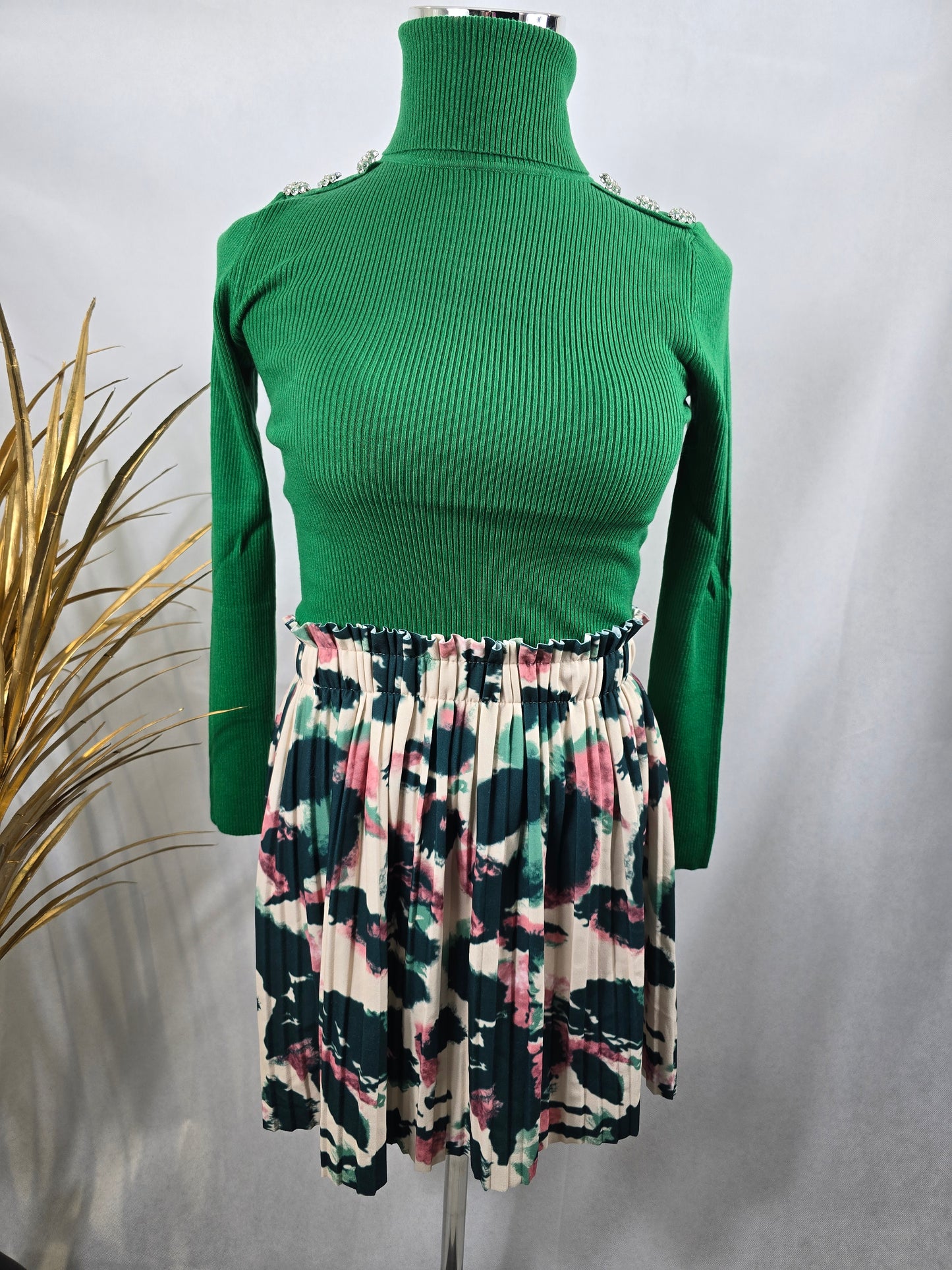Pull col roulé