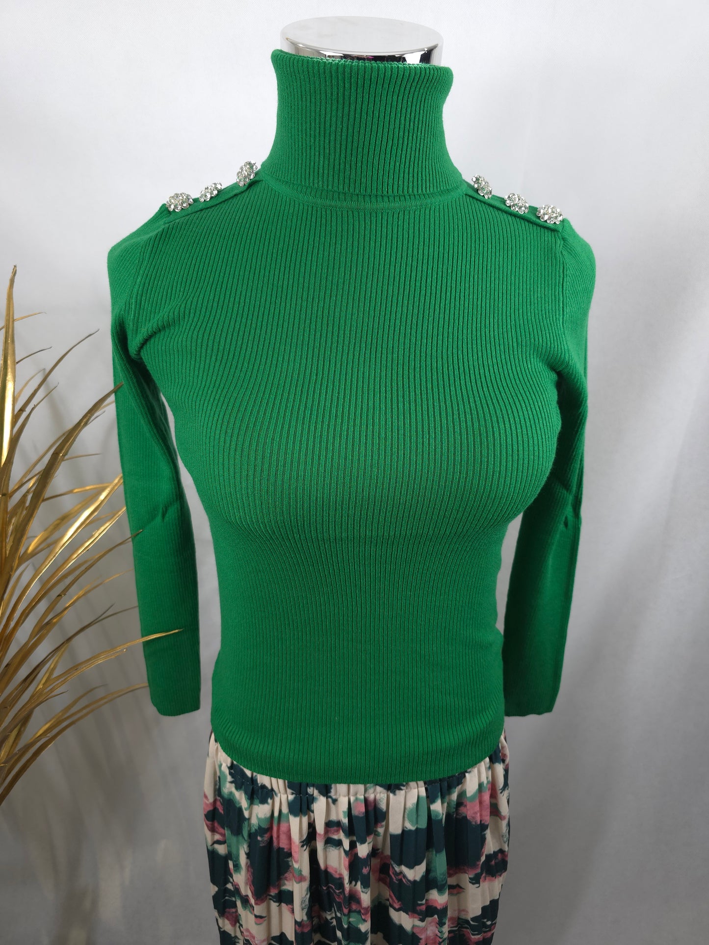 Pull col roulé