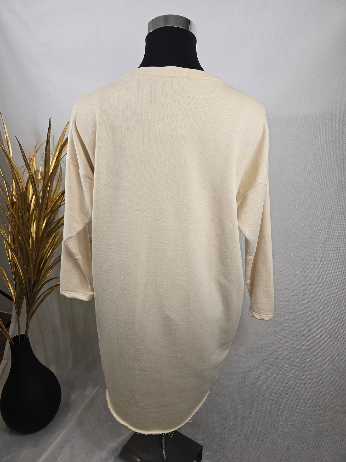 Pull long réversible "GOOD VIBES"