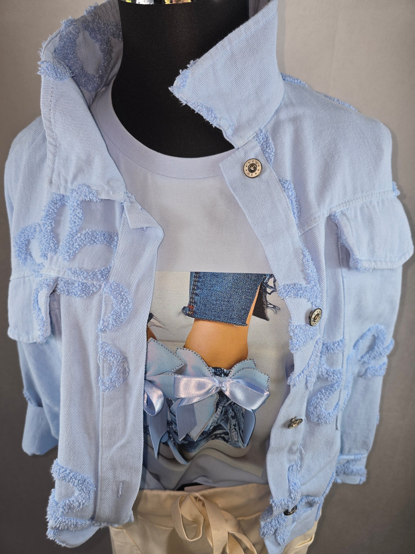Veste fleurs