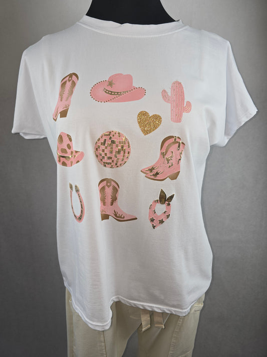 T-shirt Cow-boy
