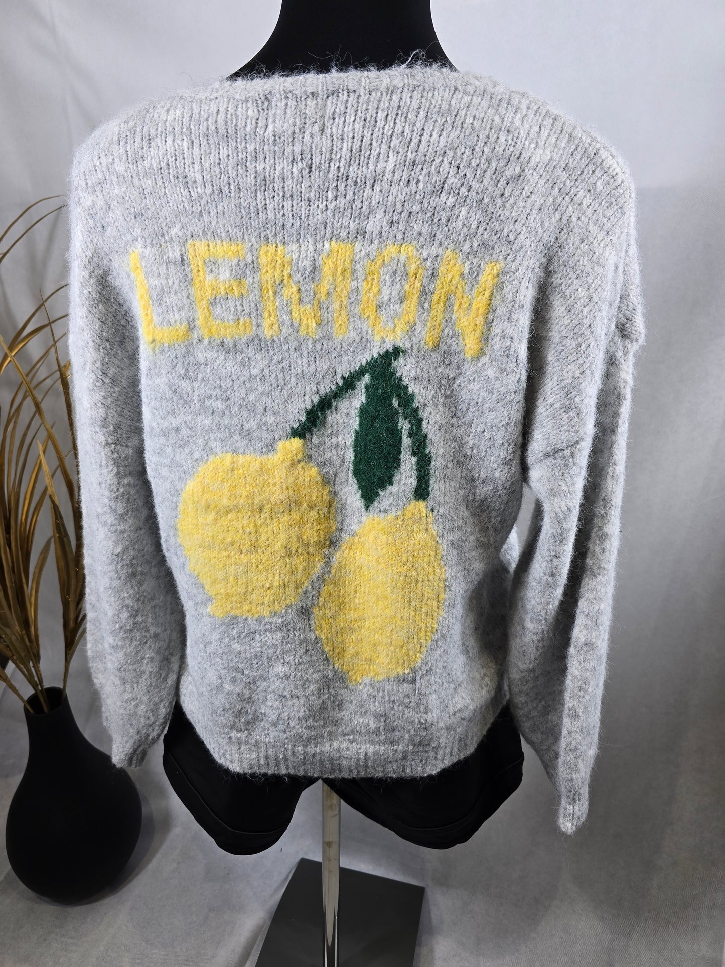 Pull "LEMON" avec motif citron