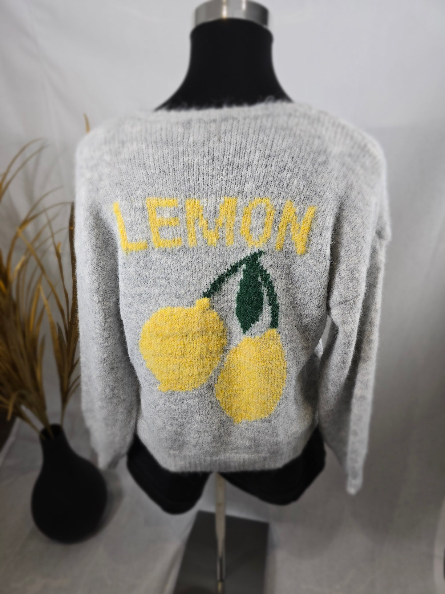 Pull "LEMON" avec motif citron