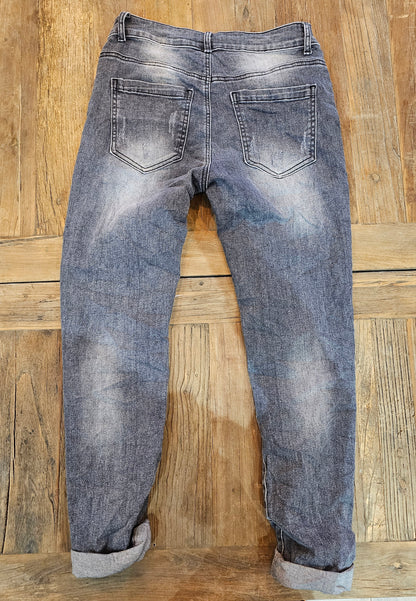 Jeans gris - Confort et style intemporel