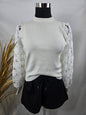 Pull blanc DENTIS