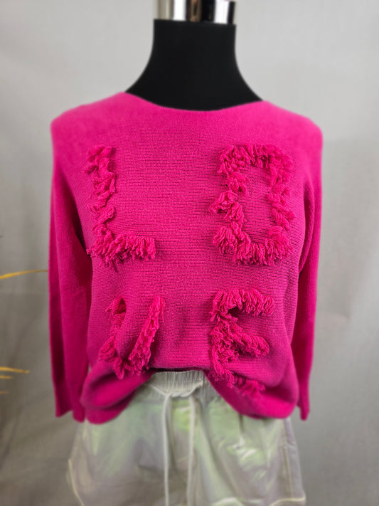 Pull "LOVE" pink