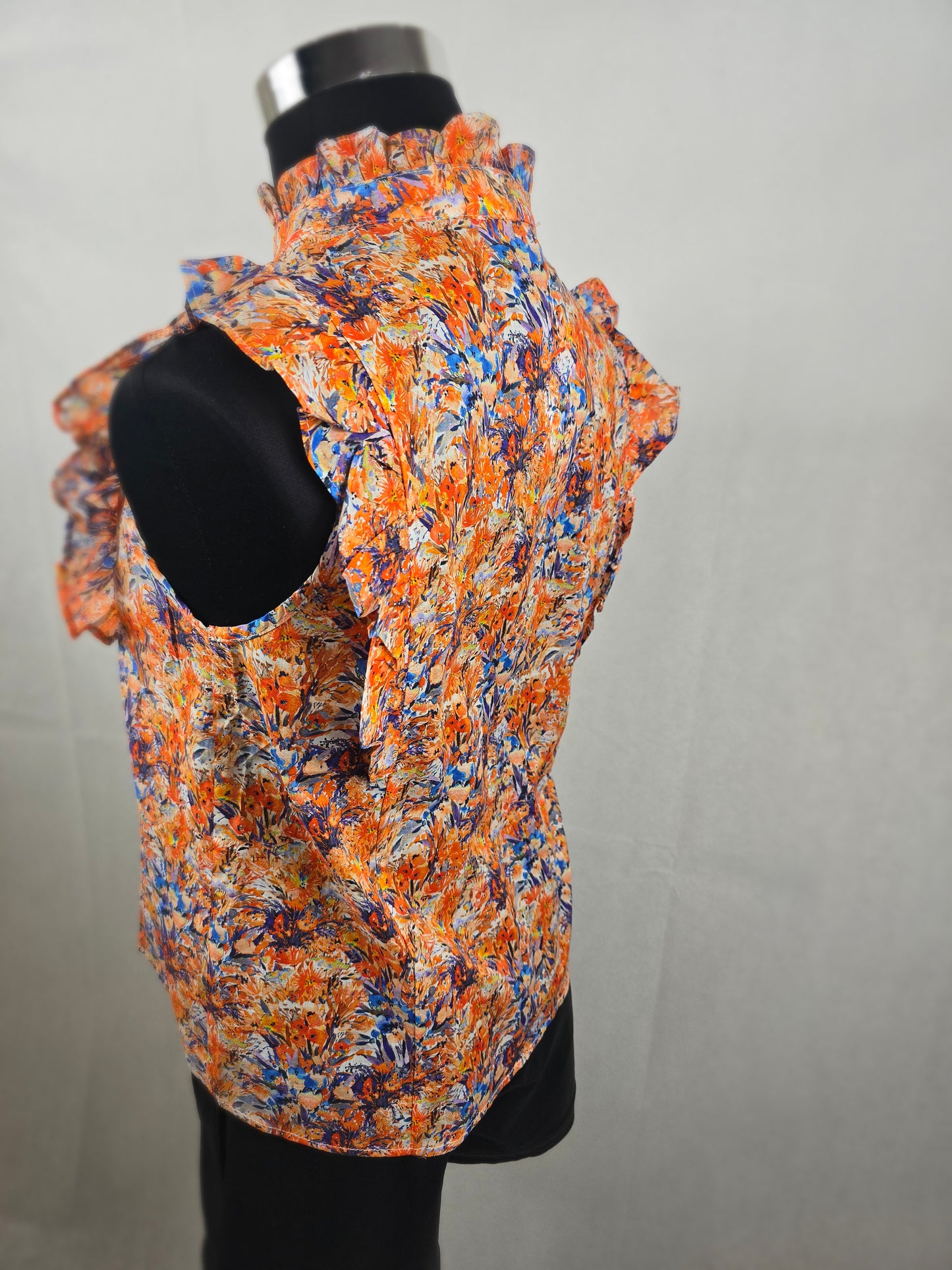 Chemise manches courtes FLEURS