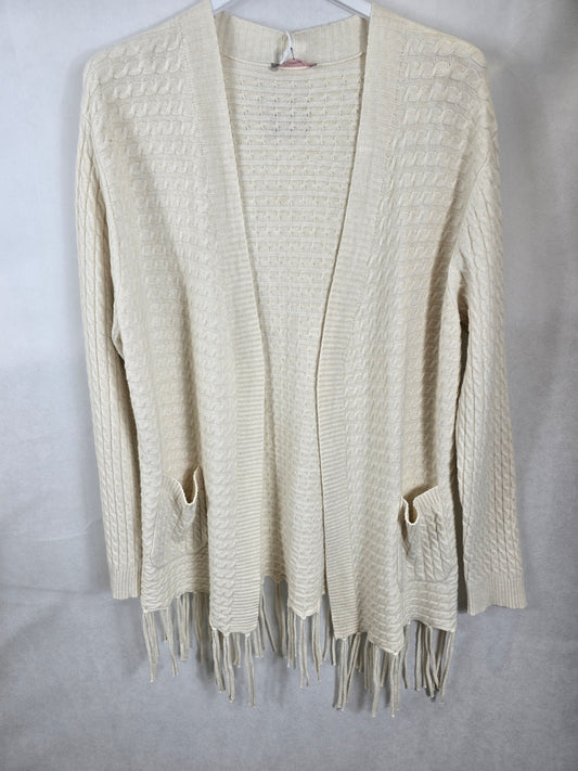 Gilet long tressé