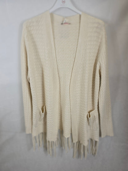 Gilet long tressé