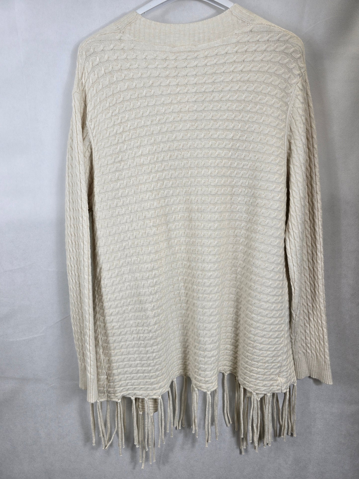Gilet long tressé