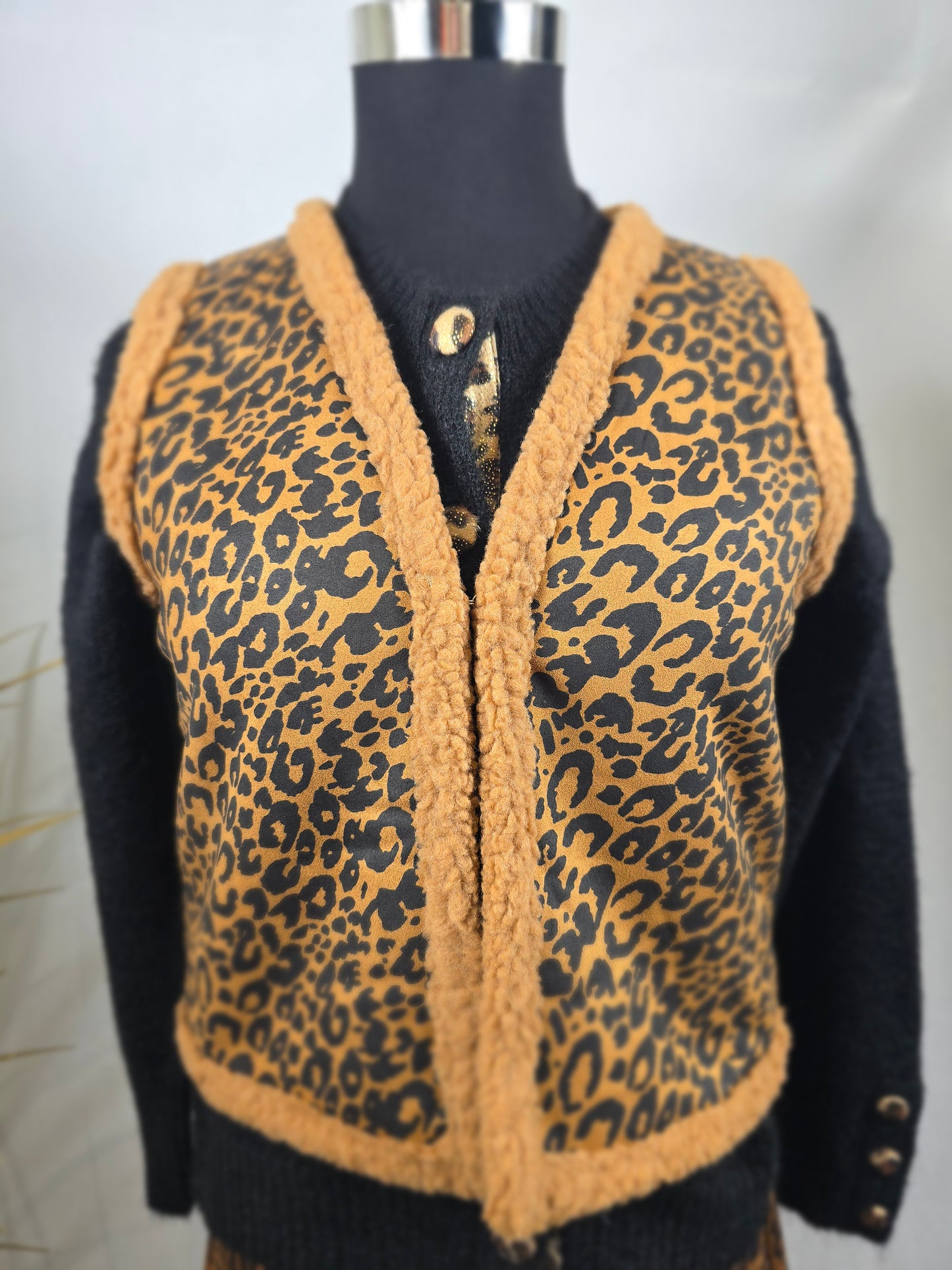 Gilet sans manches Diego Léopard