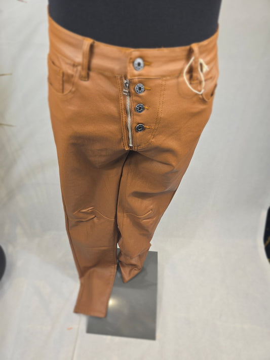 Jeans Camel-satiné