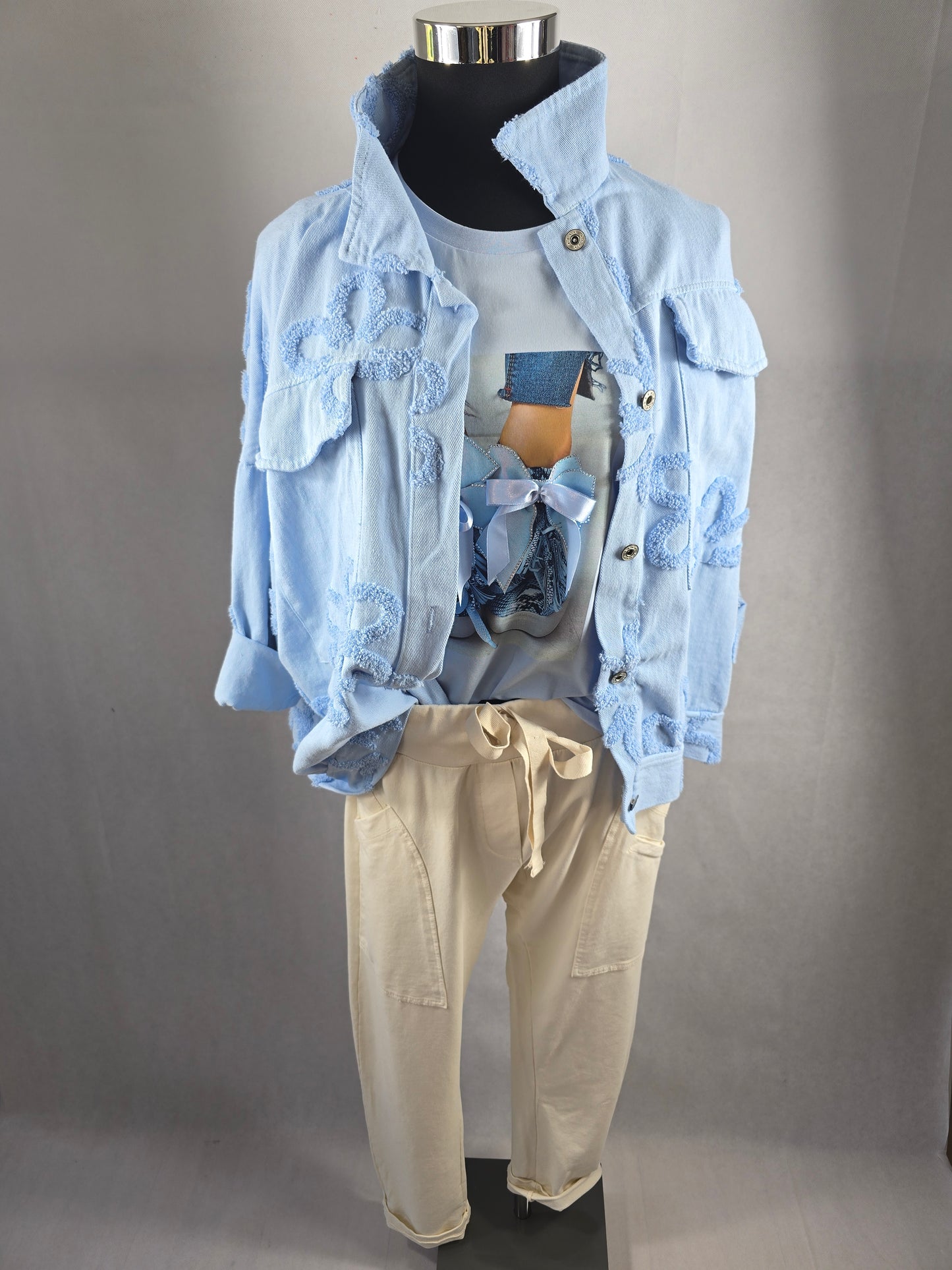 Veste fleurs