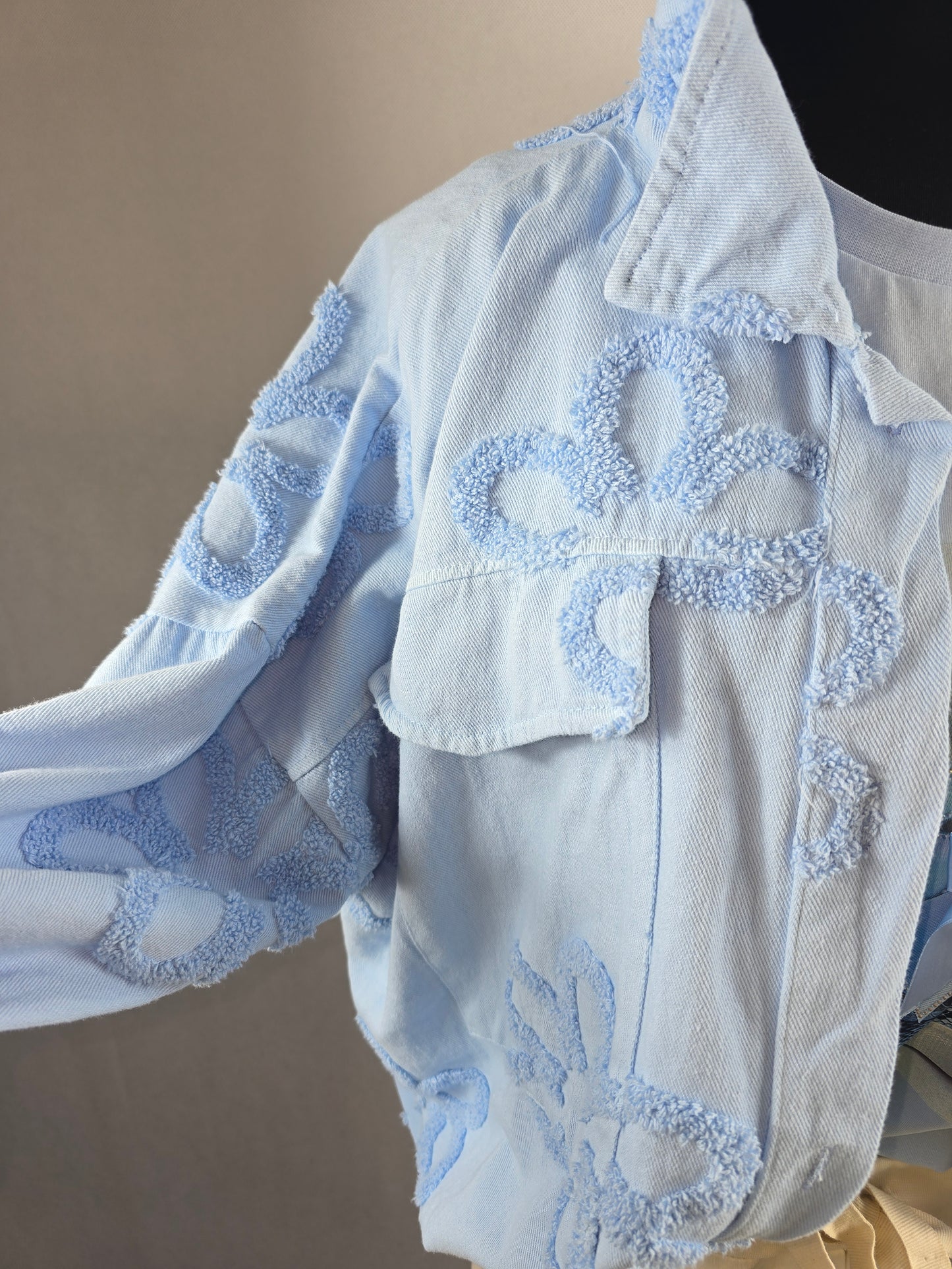 Veste fleurs