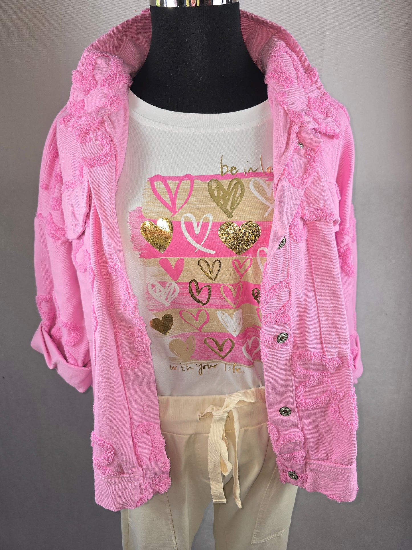 Veste fleurs