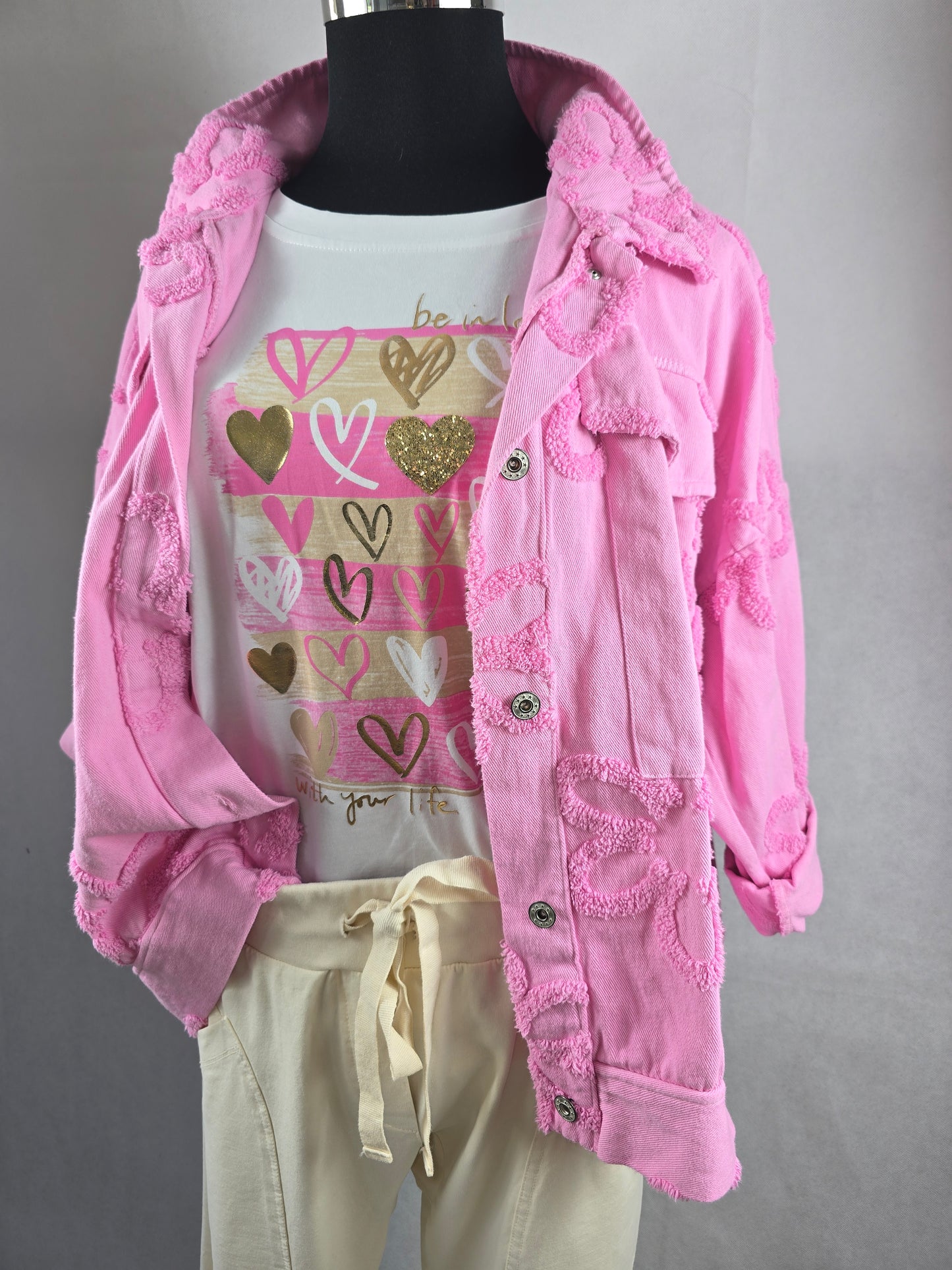 Veste fleurs