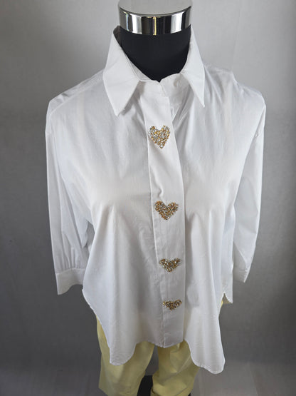 Chemise Cœur Doré
