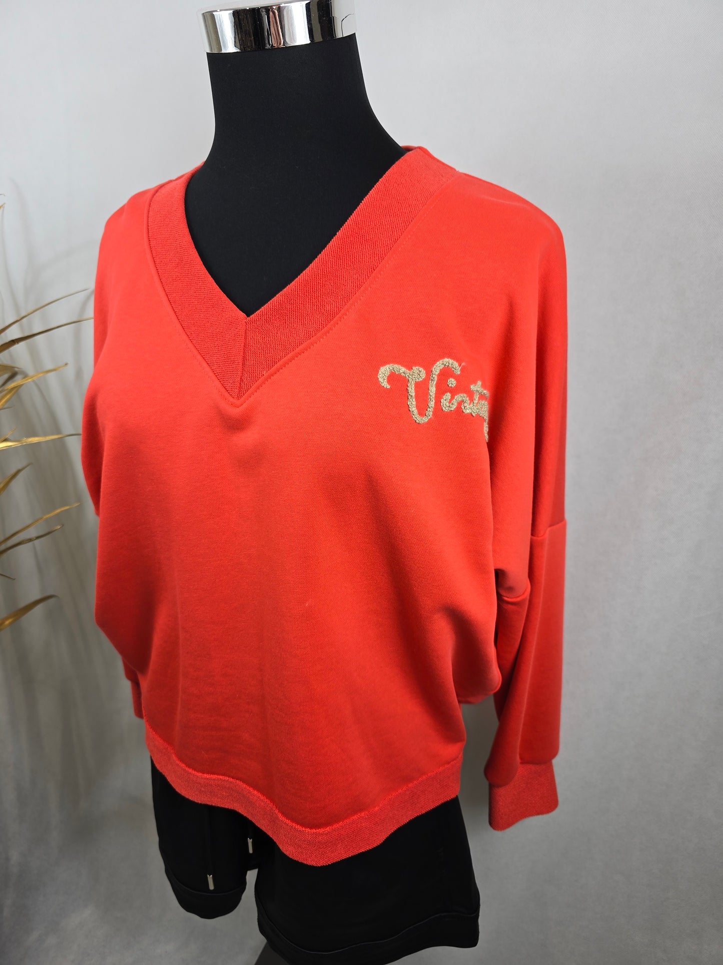 Pull "VINTAGE" à col V