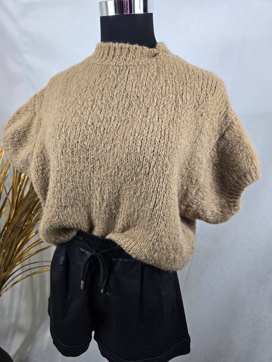 Gilet-pull MC Beige