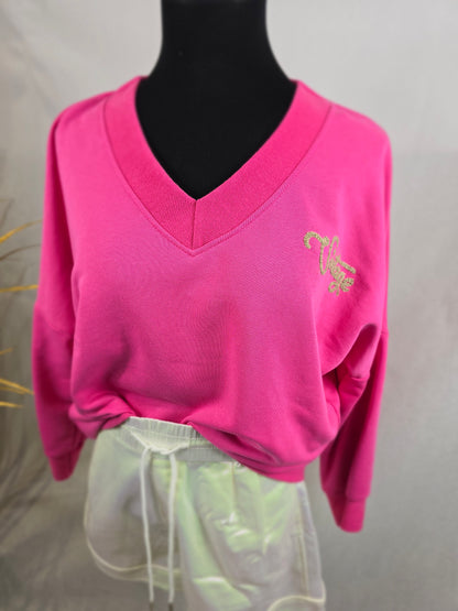Pull "VINTAGE" à col V
