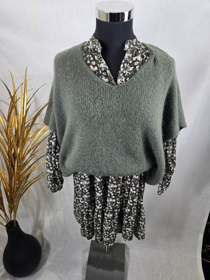 Gilet-pull LILAN sans manches