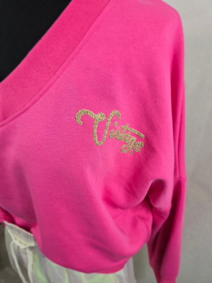 Pull "VINTAGE" à col V