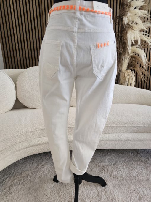 JEANS BLANC AVEC MOTIFS – Image 6