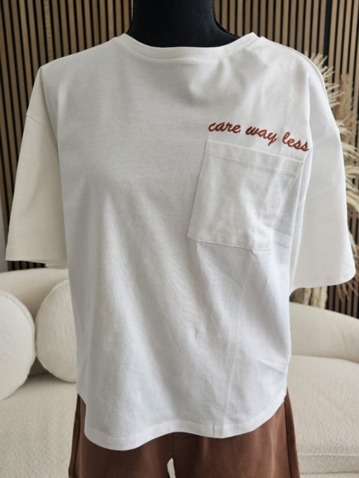 T-SHIRT "CARE WAY LESS"