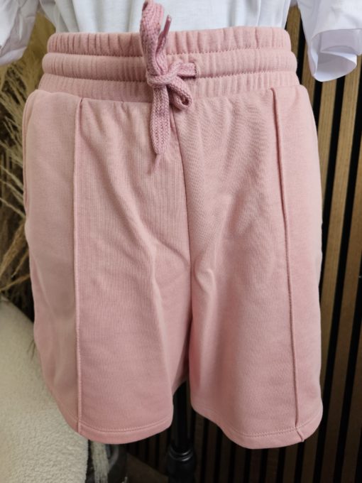 SHORT TAILLE ÉLASTIQUE ROSE