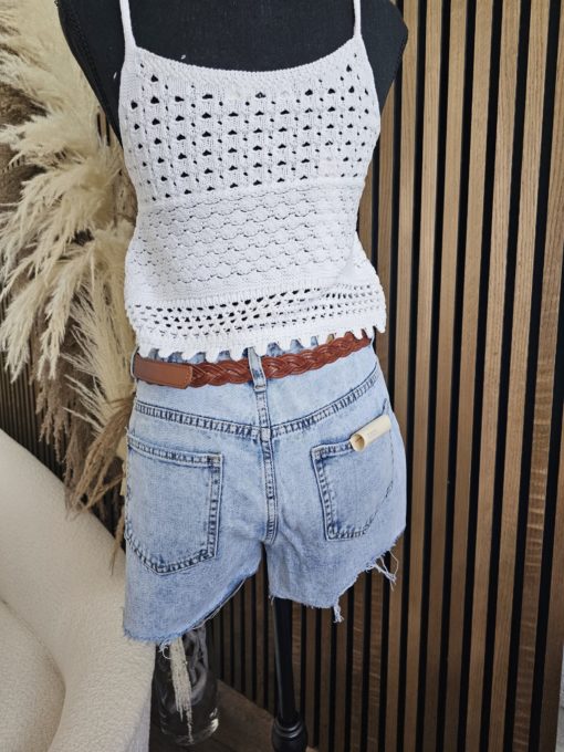 ENSEMBLE SHORT & CROP TOP BRODÉ - Image 3