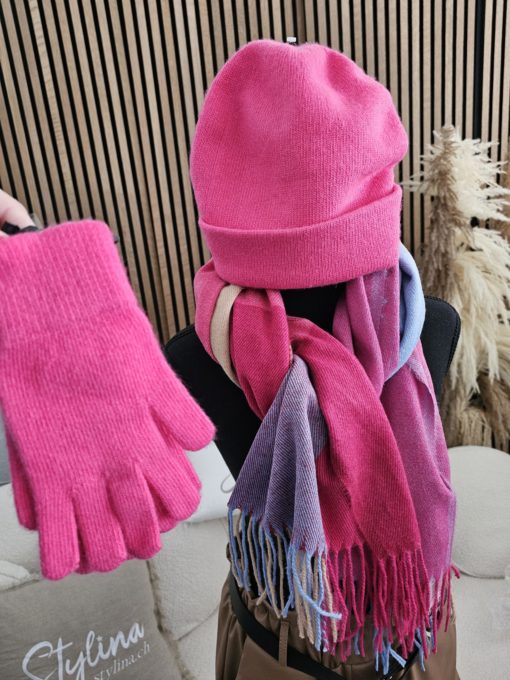 GANTS PINK "CASHMERE & VISCOSE" – Image 2