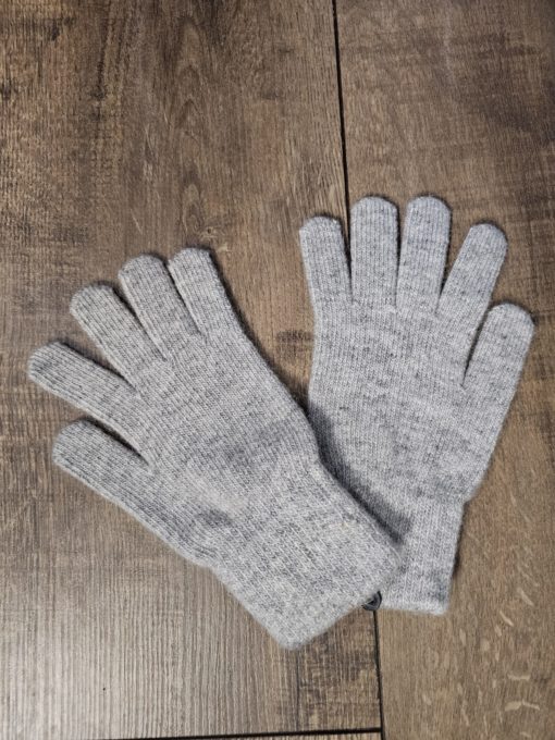 GANTS GRIS "CASHMERE & VISCOSE"