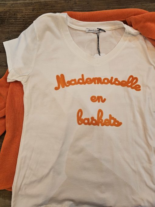 T-SHIRT *MADEMOISELLE EN BASKETS* TU - Image 3